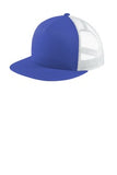 Sport Tek Trucker Hat Custom Embroidered STC38 Blue White