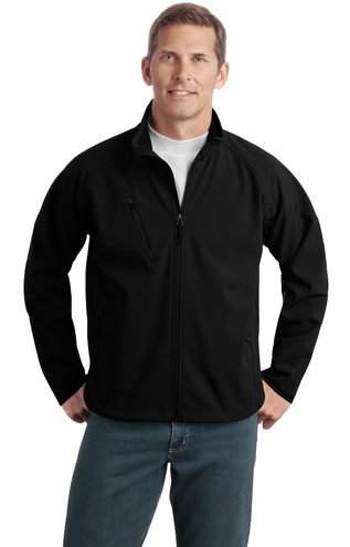 Station Path Port Authority® Tall Textured Soft Shell Jacket TLJ705