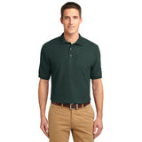 CornerStone Tall Silk Touch Polo Custom Embroidered TLK500 Kelly Green