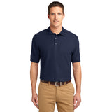 CornerStone Tall Silk Touch Polo Custom Embroidered TLK500 Navy