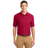 CornerStone Tall Silk Touch Polo Custom Embroidered TLK500 Red
