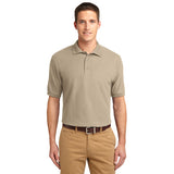 CornerStone Tall Silk Touch Polo Custom Embroidered TLK500 Stone