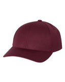 Yupoong Premium Curved Visor Snapback Hat Custom Embroidered 6789M Marron