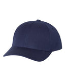Yupoong Premium Curved Visor Snapback Hat Custom Embroidered 6789M Navy