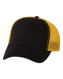 Team Sportsman Black Gold Hat Custom Embroidered AH80