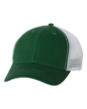 Team Sportsman Green White Hat Custom Embroidered AH80