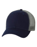 Team Sportsman Navy Grey Hat Custom Embroidered AH80
