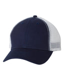 Team Sportsman Navy White Hat Custom Embroidered AH80