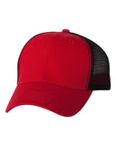 Team Sportsman Red Black Hat Custom Embroidered AH80